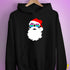 Santa Claus Polysexual Pride Flag Sunglasses Hoodie - Black